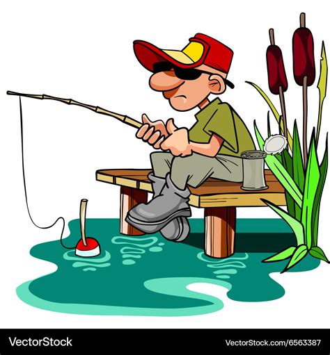 Desenho De Homem Tentando Capturar Pesca Para Colorir Tudodesenhos