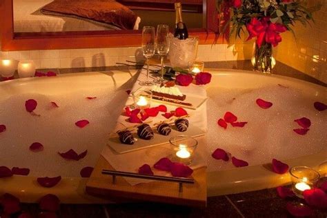 Romantic Bath Setting In 2019 Romantic Valentines Day Ideas Romantic