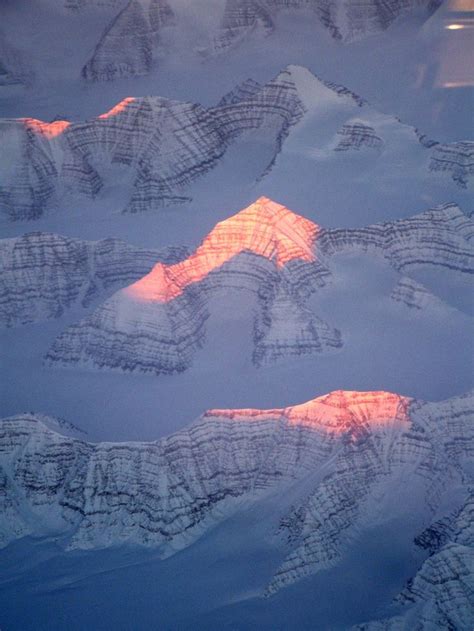 Majestic Mountains At Sunrise Greenland Mountains Pinterest