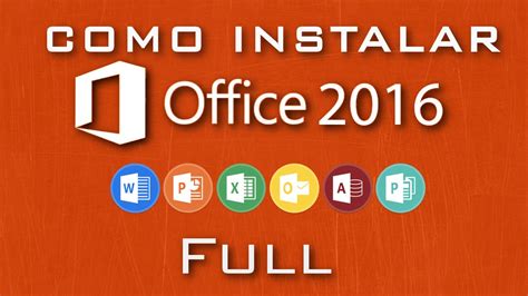 Cómo Instalar Microsoft Office 2016 Full EspaÑol Youtube