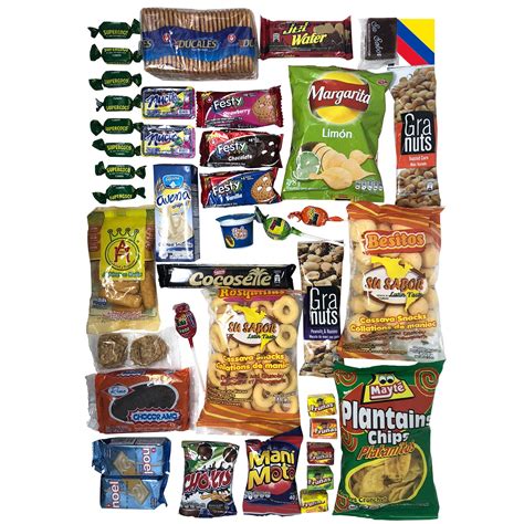 Buy Colombian Snacks Sampler Box Mecato Colombiano Cookies Chips