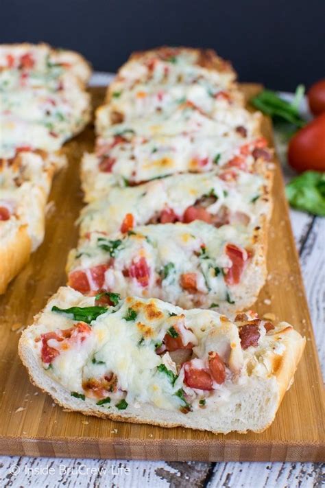 Great dinner recipe for busy nights. BLT Chicken Alfredo French Bread Pizza in 2021 | Food ...