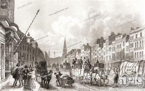 High Street Whitechapel London England 19th Century Stock Photo