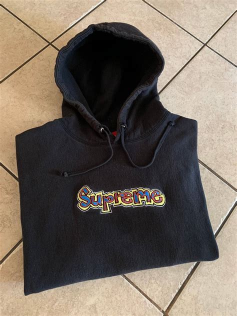 Supreme Supreme Gonz Logo Hoodie Black Ss18 Grailed