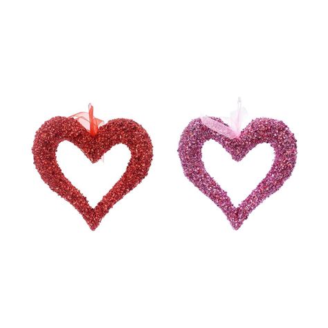 Assorted 10 Beaded Heart Ornament By Ashland® Michaels