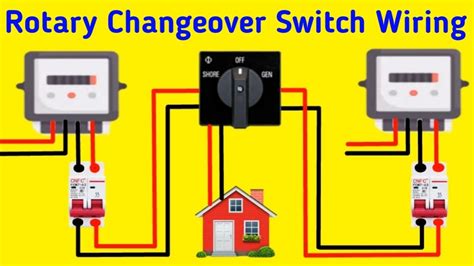 Rotary Changeover Switch Wiring Diagram How To Control Two Meter In