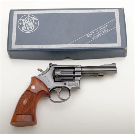 Smith And Wesson Model 18 3 Da Revolver 22lr Cal 4 Pinned Barrel