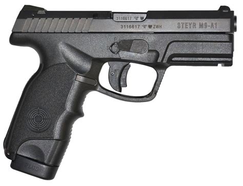 Steyr M9 A1 9mm Luger 4 171 Black Black Polymer Grip No Manual Safety