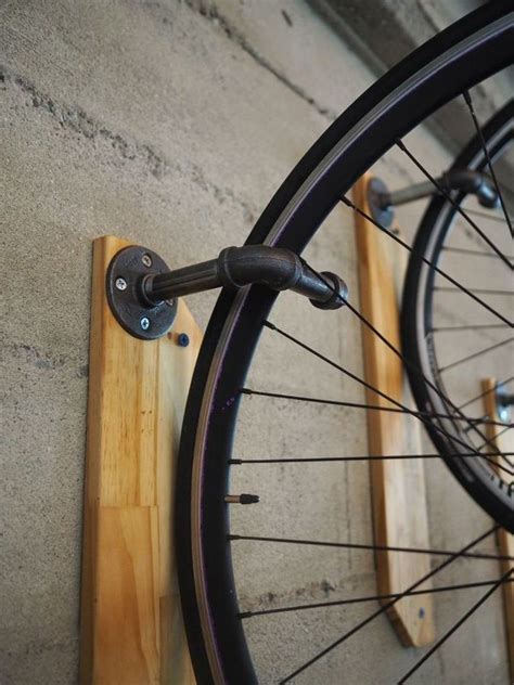 Weekend Project Make A Diy Reclaimed Wood Wall Bike Hanger Diy