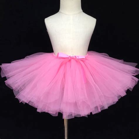 Cute Girls Tulle Tutu Skirt Baby Fluffy Ballet Dance Skirts Birthday