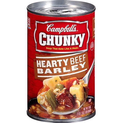 Campbells Chunky Hearty Beef Barley Soup 19oz