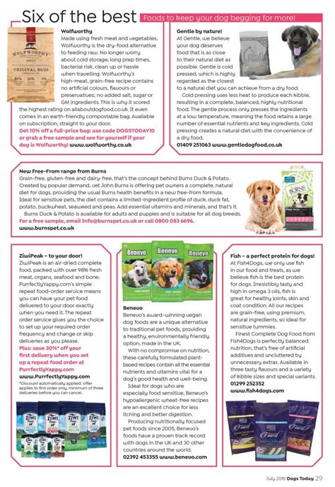 Six Of The Best Dog Foods Dogs Today Magazine