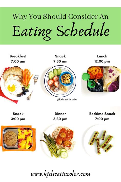Eating Schedules Help Picky Eaters Nutrition For Kids Healthy Daily