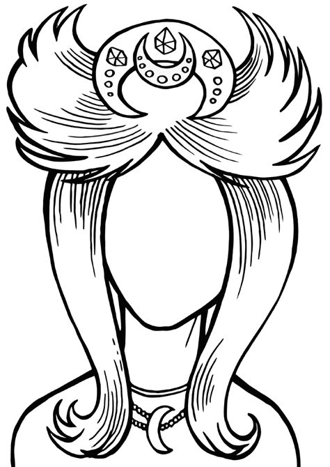 Hairstyle coloring pages | Coloring pages to download and print