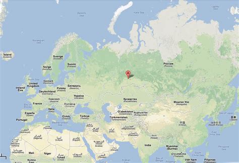 Tyumen Map Russia