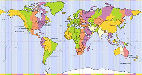 World Map Time Zones Printable Free Printable Templates
