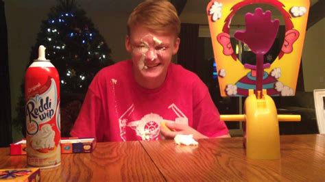 Pie Face Challenge With A Twist Youtube