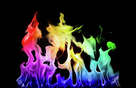 Rainbow Fire By Pm Images