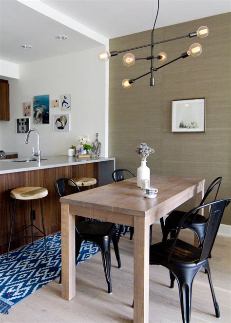 Small Modern Kitchen And Dining Room Hgtv