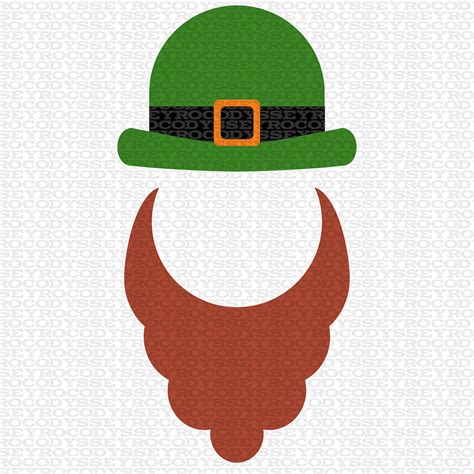 Leprechaun Hat And Beard Template