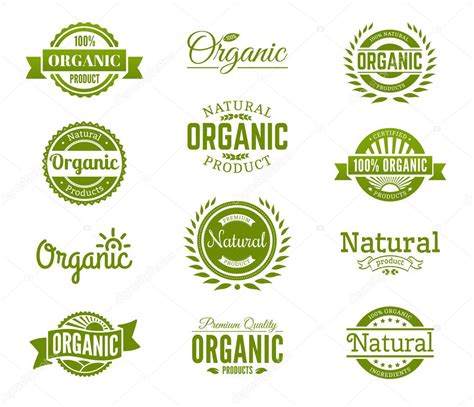 100 Organic Logo Collection Of Healthy Organic Food Labels Logos