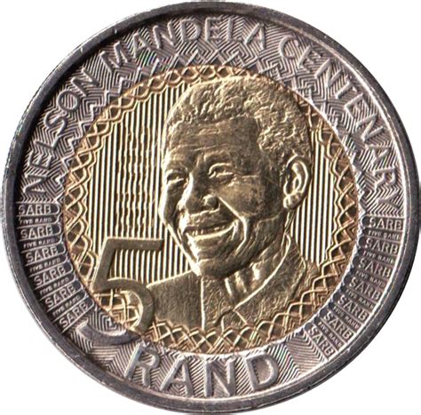 Rand Nelson Mandela Centenary South Africa Numista