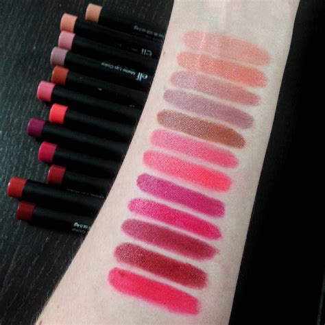 Swatches Of All 12 Shades Of The Elf Cosmetics Studio Matte Lip Colors