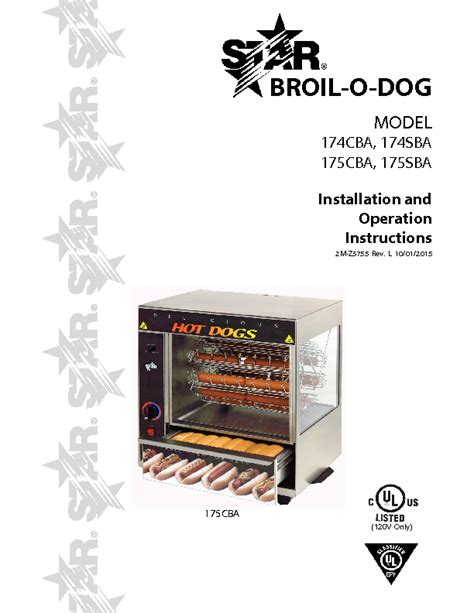 Star 174cba Stainless Steel Cradle Style Hot Dog Electric Merchandiser
