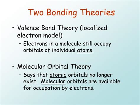 Ppt Two Bonding Theories Powerpoint Presentation Free Download Id