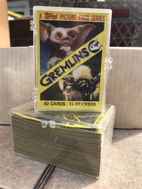 Gremlins Movie Complete 82 Trading Card Set No Stickers Made In 1984