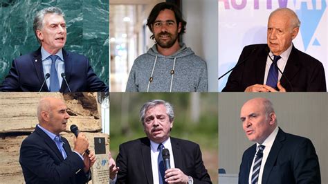 Argentina ¿quiénes Son Los Seis Candidatos A La Presidencia