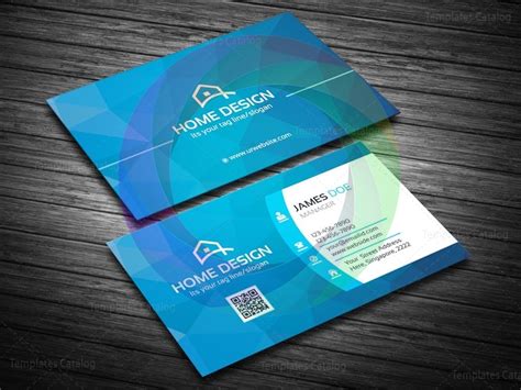Home Design Business Card Template · Graphic Yard Graphic Templates Store