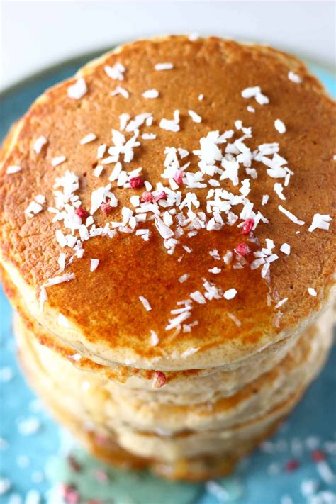 These Oat Flour Pancakes Are Soft And Fluffy Slightly Chewy And Nutty