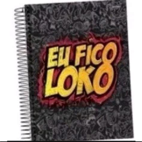 Caderno Eu Fico Loko Mat Rias Em Promo O Na Americanas