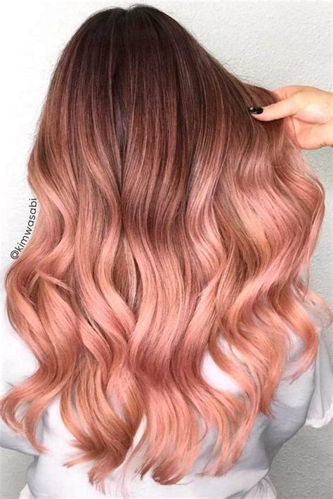 Medium rose gold hair dye. 50 Irresistible Rose Gold Hair Color Looks for 2020