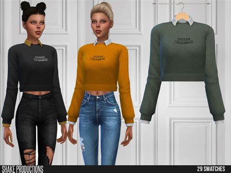 519 Sweater By Shakeproductions From Tsr • Sims 4 Downloads