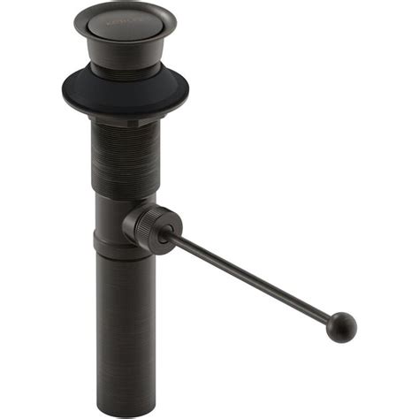 The rubber seal is the most vulnerable part of this stopper. KOHLER Bronze Bathroom Sink Pop Up Drain in the Sink ...