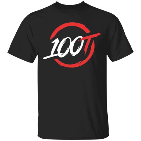 100thieves Merch 100 Thieves Black T Shirt Tipatee