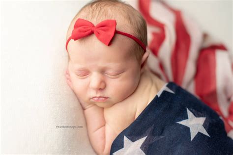 4th Of July Baby American Themed Session Patriotic Babies Texas
