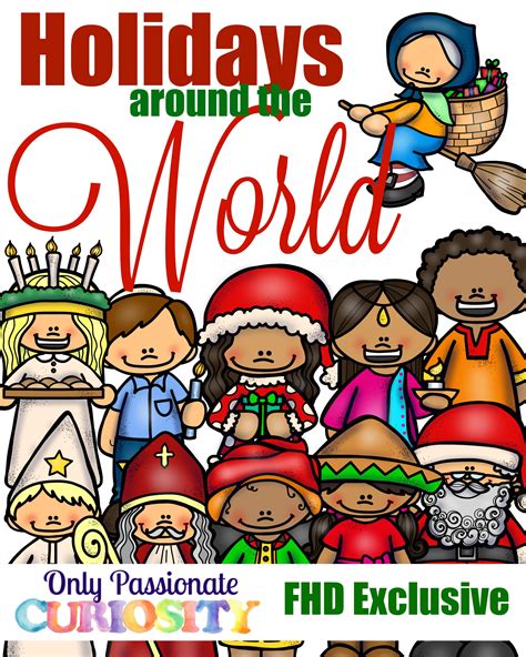 FREE HOLIDAYS AROUND THE WORLD PACK (Instant Download) | Free ...
