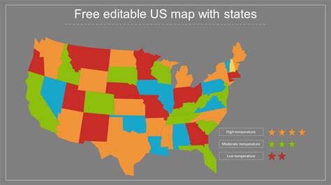 Free Editable Us Map Powerpoint Template Printable Templates