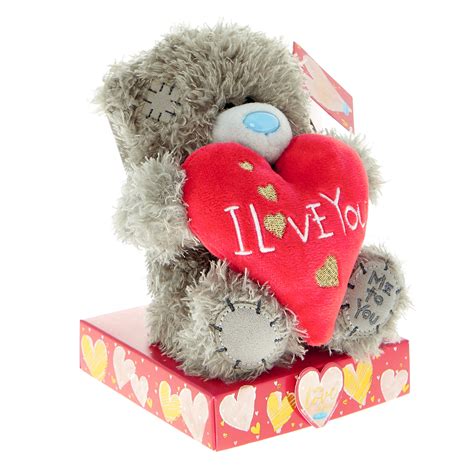 Buy I Love You Tatty Teddy With Heart Plush For Gbp 799 Card Factory Uk