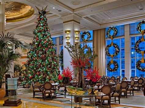 The Best Hotel Christmas Trees Photos Condé Nast Traveler