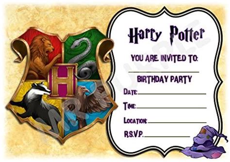 Carte anniversaire gratuite à imprimer harry potter. What Next: Carte Invitation Anniversaire Harry Potter à ...