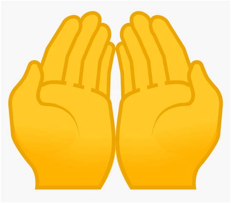 Palms Up Together Icon Dua Hands Emoji Hd Png Download Kindpng
