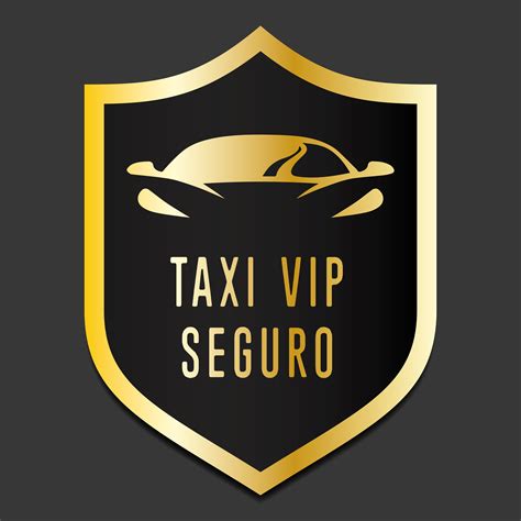 Imagotipo Escudo Secure Viptaxi Compañía De Taxis De Alta Gama La