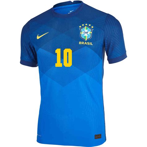 2020 Nike Neymar Jr Brazil Away Match Jersey Soccerpro