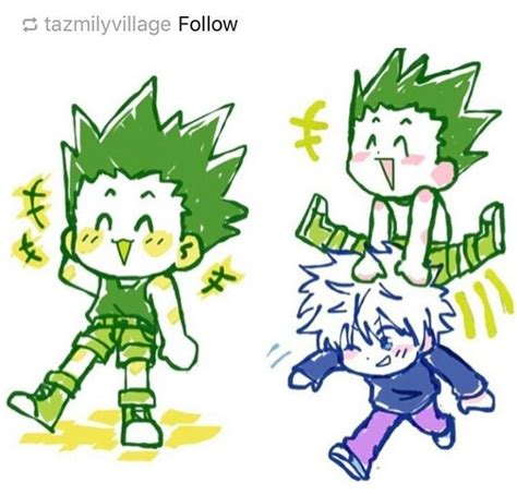 Very Cute Gon Extremely Cute Gon Cute Chibi Gon And Killua Gon Killua