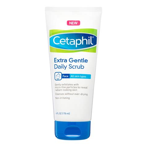 Cetaphil Extra Gentle Daily Scrub Exfoliating Face Wash For Sensitive