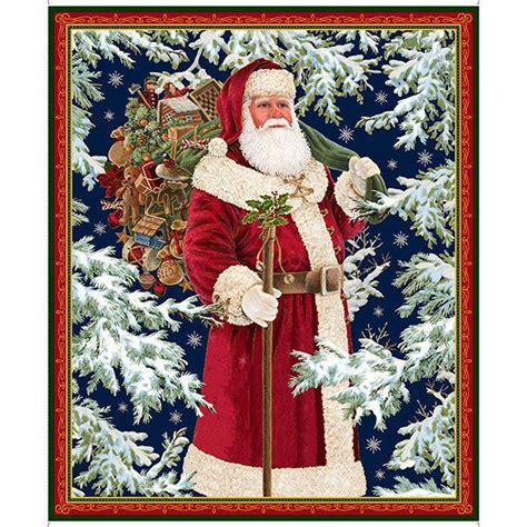 Quilting Treasures ~ Santa Father Christmas ~ 100 Cotton Fabric 36